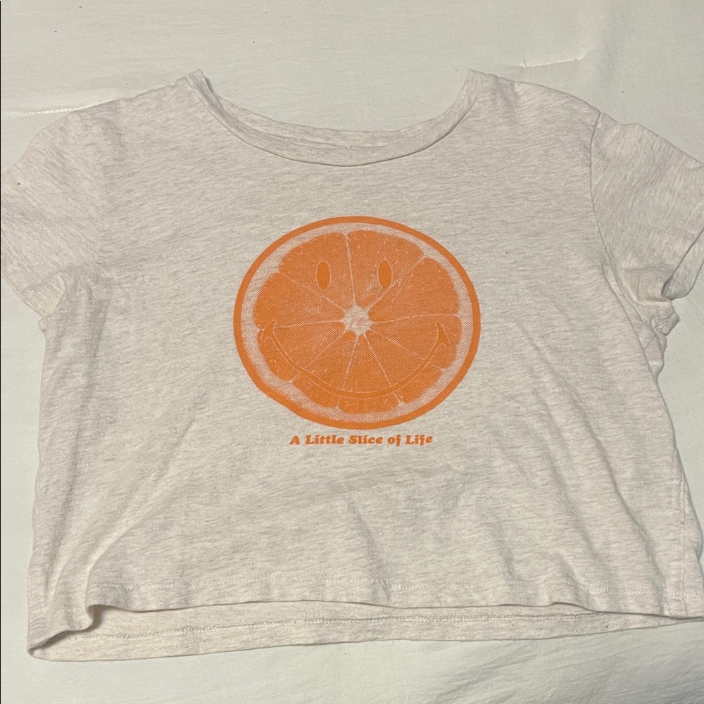 Orange Graphic Kids T-Shirt